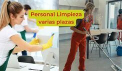Se Necesita Personal De Limpieza – Varias Plazas