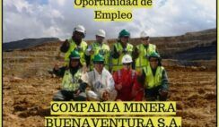 NUEVA OFERTA DE EMPLEO EMPRESA MINERA BUENAVENTURA S.A.