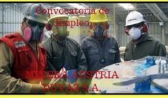 OPORTUNIDAD DE TRABAJO EMPRESA MINERA AUSTRIA DUVAZ S.A.