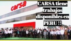 ¡Tiendas Carsa tiene ocupaciones accesibles en Perú!