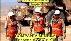 Convocatoria Compañia Minera Aurifera Santa Rosa S.A.