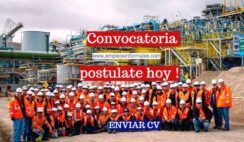 CONVOCATORIA OFICIAL DE TRABAJO PARA PROYECTO MINERO QUELLAVECO