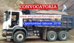 CONVOCATORIA DE CONDUCTORES Y OPERADORES CON LICENCIAS A1, A2, A2B, A3, A3a, A3B Y A3C