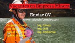 EMPRESA MINERA  AESA Solicita Personal para 40 Plazas