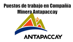 Vacantes para trabajar en Compañía Minera Antapaccay