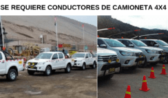 IMPORTANTE EMPRESA DEL SECTOR MINERIA REQUIERE CHÓFERES URGENTE – CUPOS ILIMITADOS