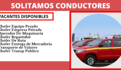 Se solicita nuevos trabajadores para cubrir vacantes de chófer